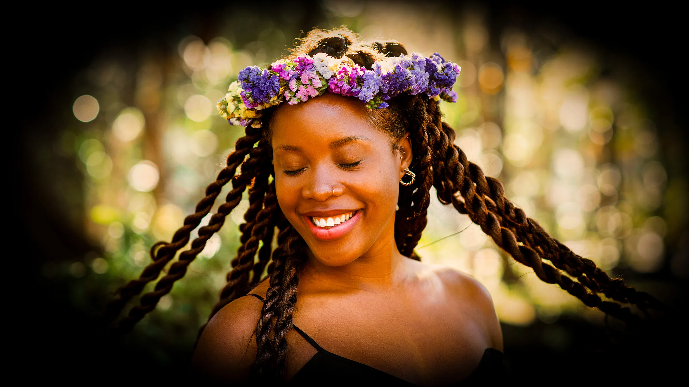 African hair braiding style at Aziza African Hair Braiding
